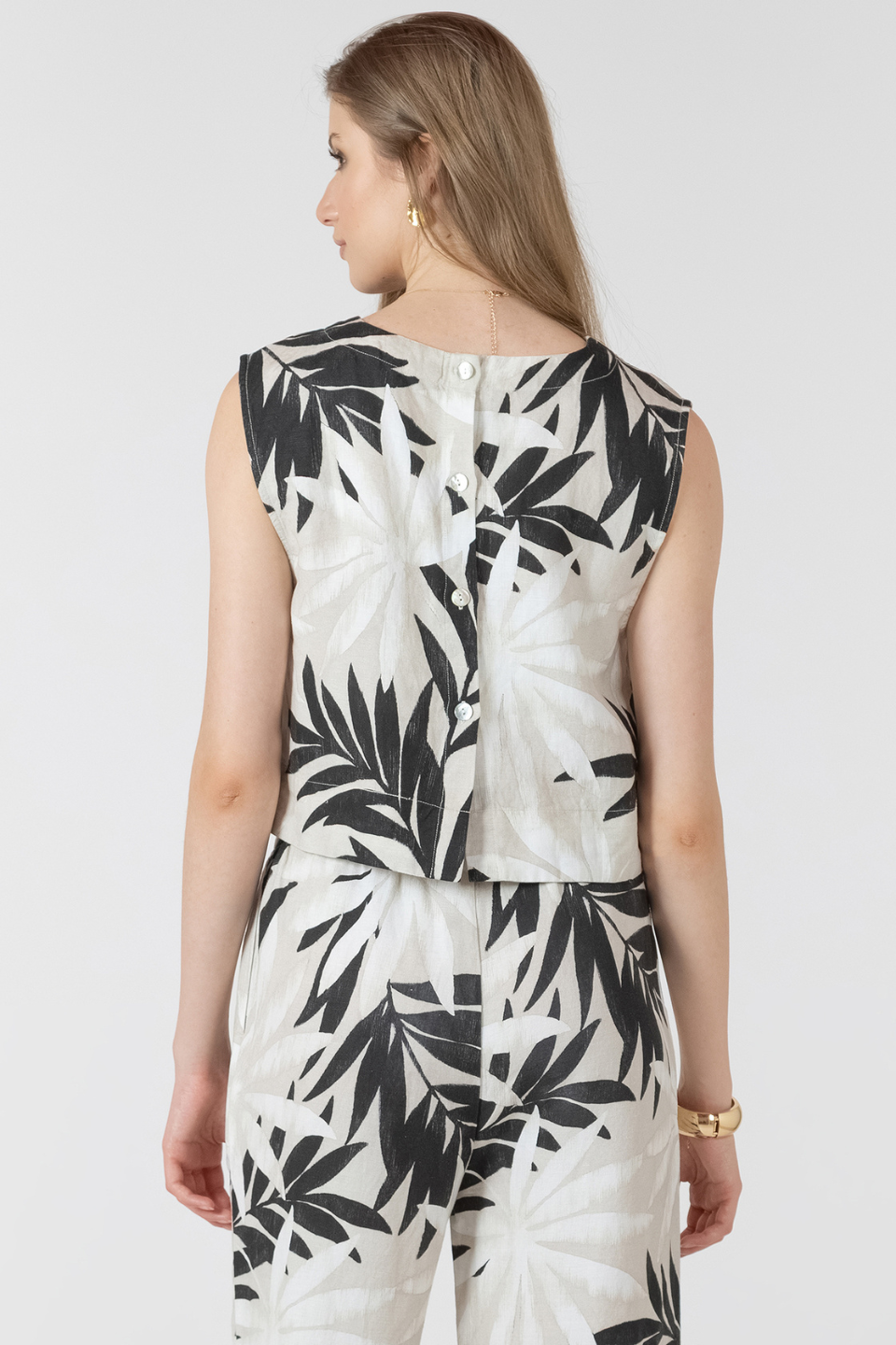 Black Tape Ria Boxy Printed Top - Hot Peppers Clothing