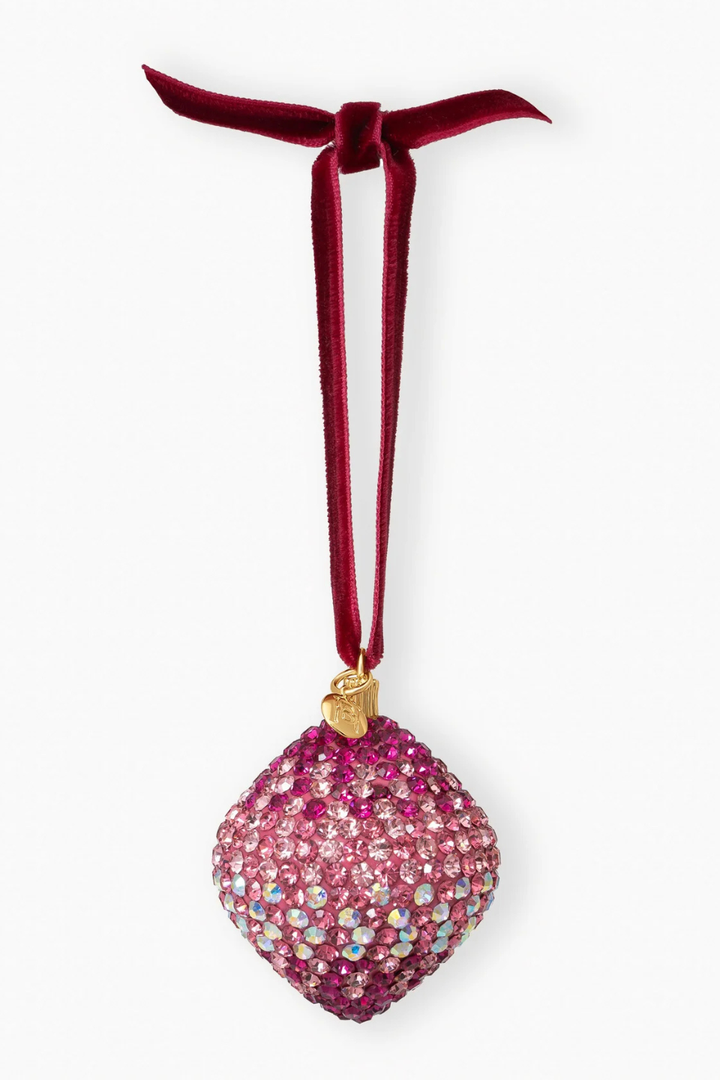 Holiday Lights Ornament in Fuchsia Fade