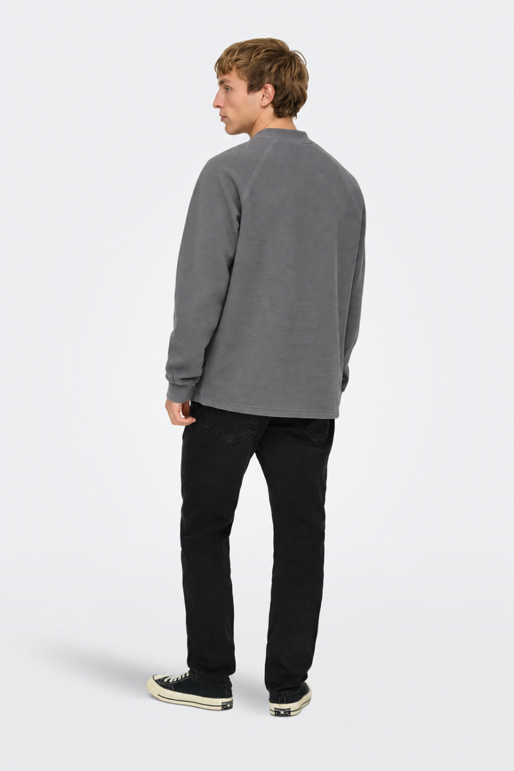 ONLY &amp; SONS Verratti Waffle Long Sleeve