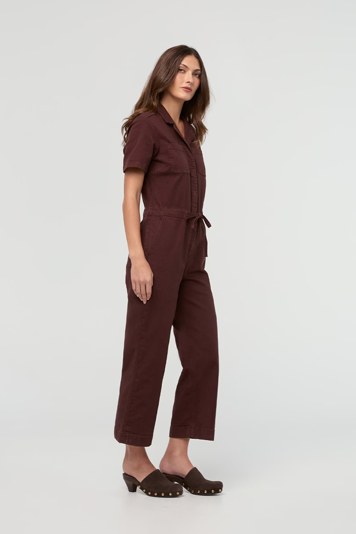 DU/ER Stretch Canvas Girlfriend Jumpsuit