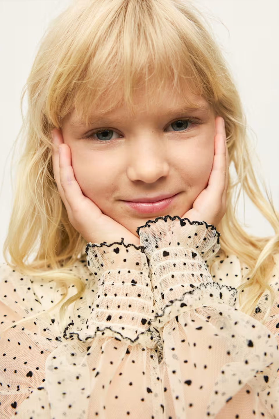 Mayoral Girls Plumeti Blouse and Skirt Set