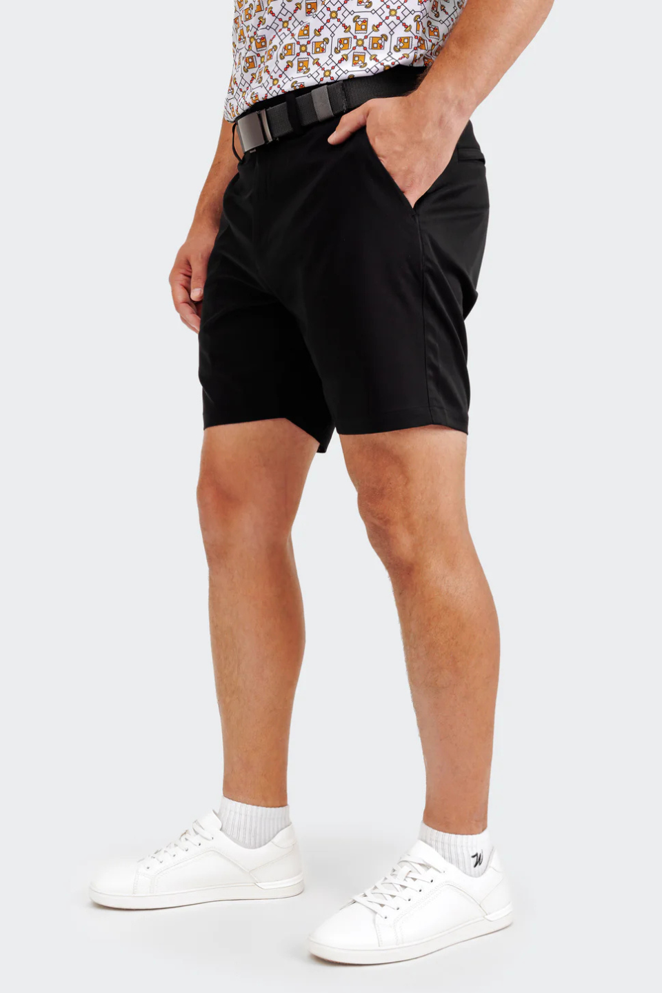 Waggle Ace Men's Short in Onyx WAGGLE