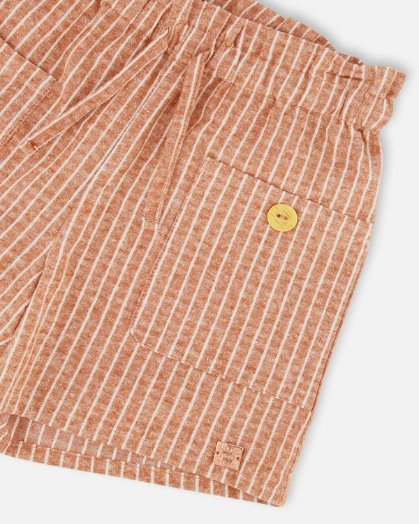 Linen Short With Pockets