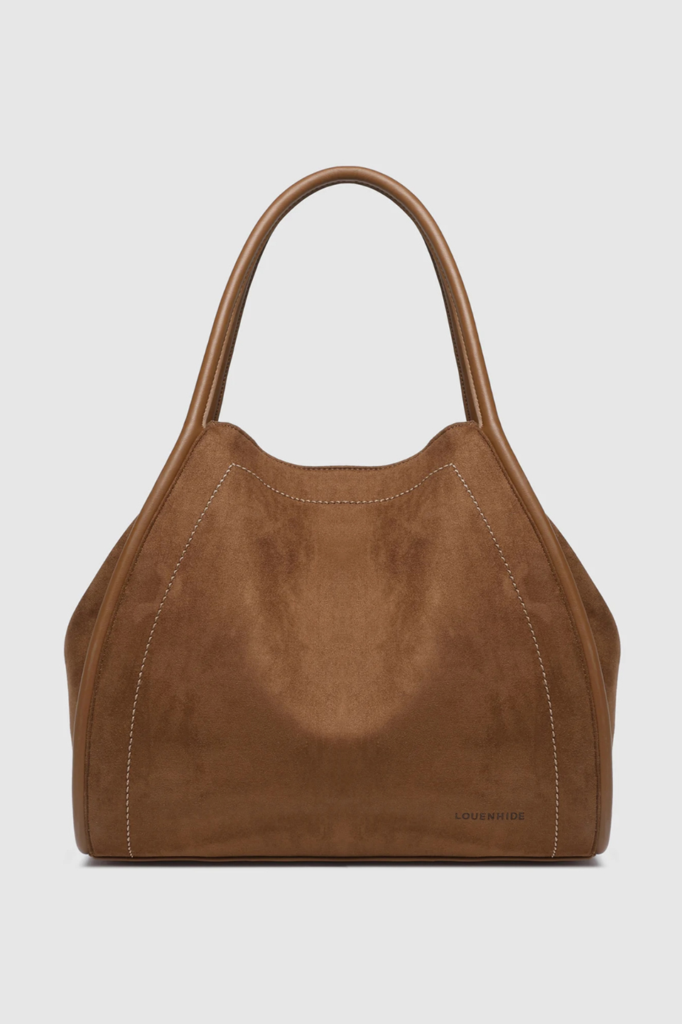 Sutton Shoulder Bag in Suede Tan