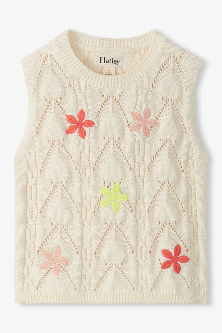 Delicate Flower Crochet Top