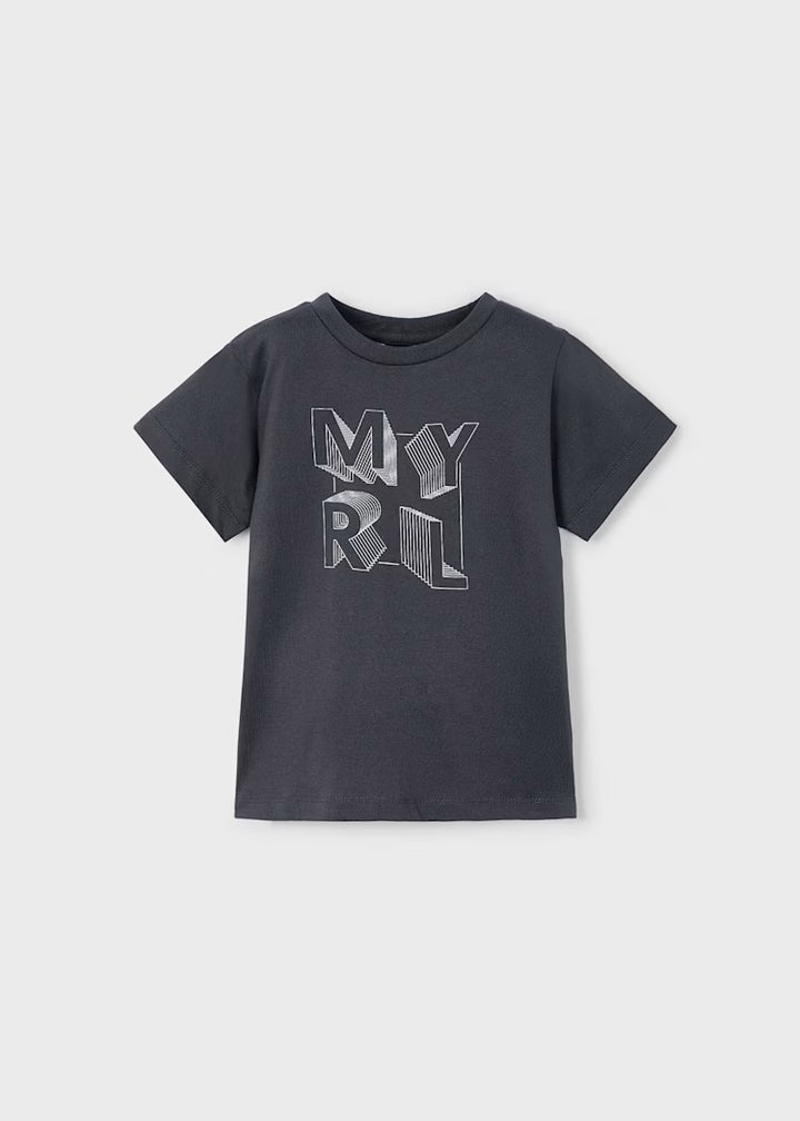 Basic Letter Print T-Shirt