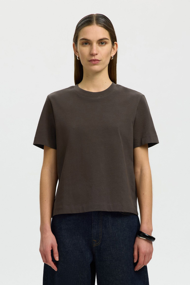 Selected Organic Cotton Boxy T-Shirt