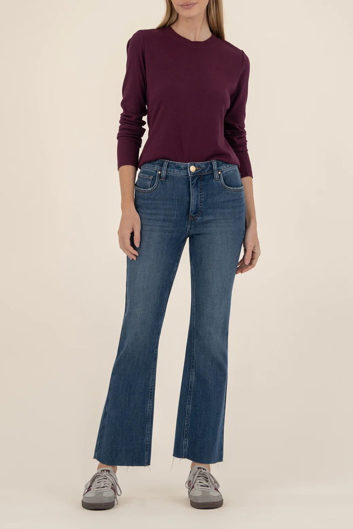 Kut From The Kloth Kelsey High Rise Ankle Flare - Hot Peppers Clothing