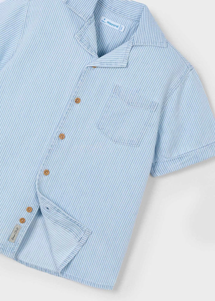 Lightweight Denim Short Sleeved Shirt