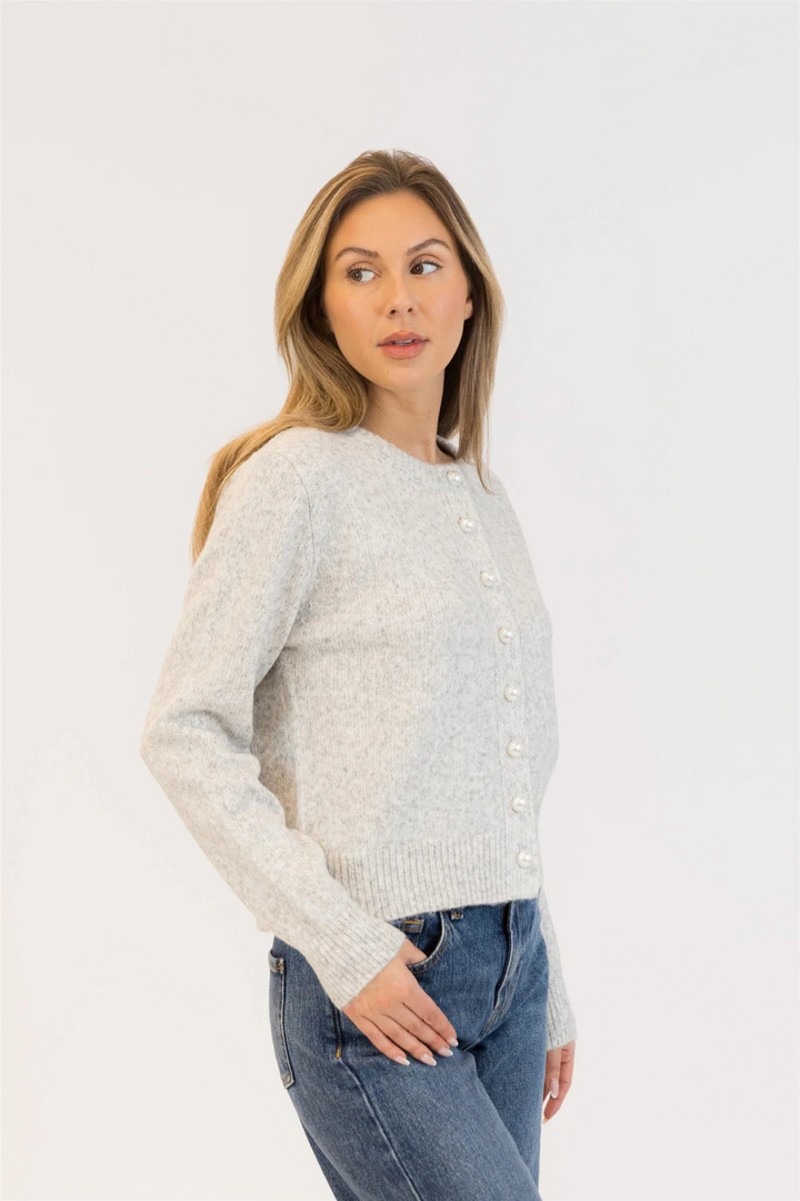 Aisha Pearl Cardigan