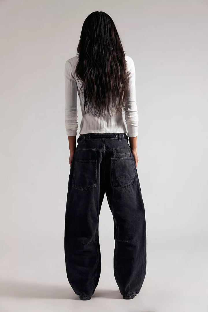 We The Free Moxie Pull-On Barrel Jeans