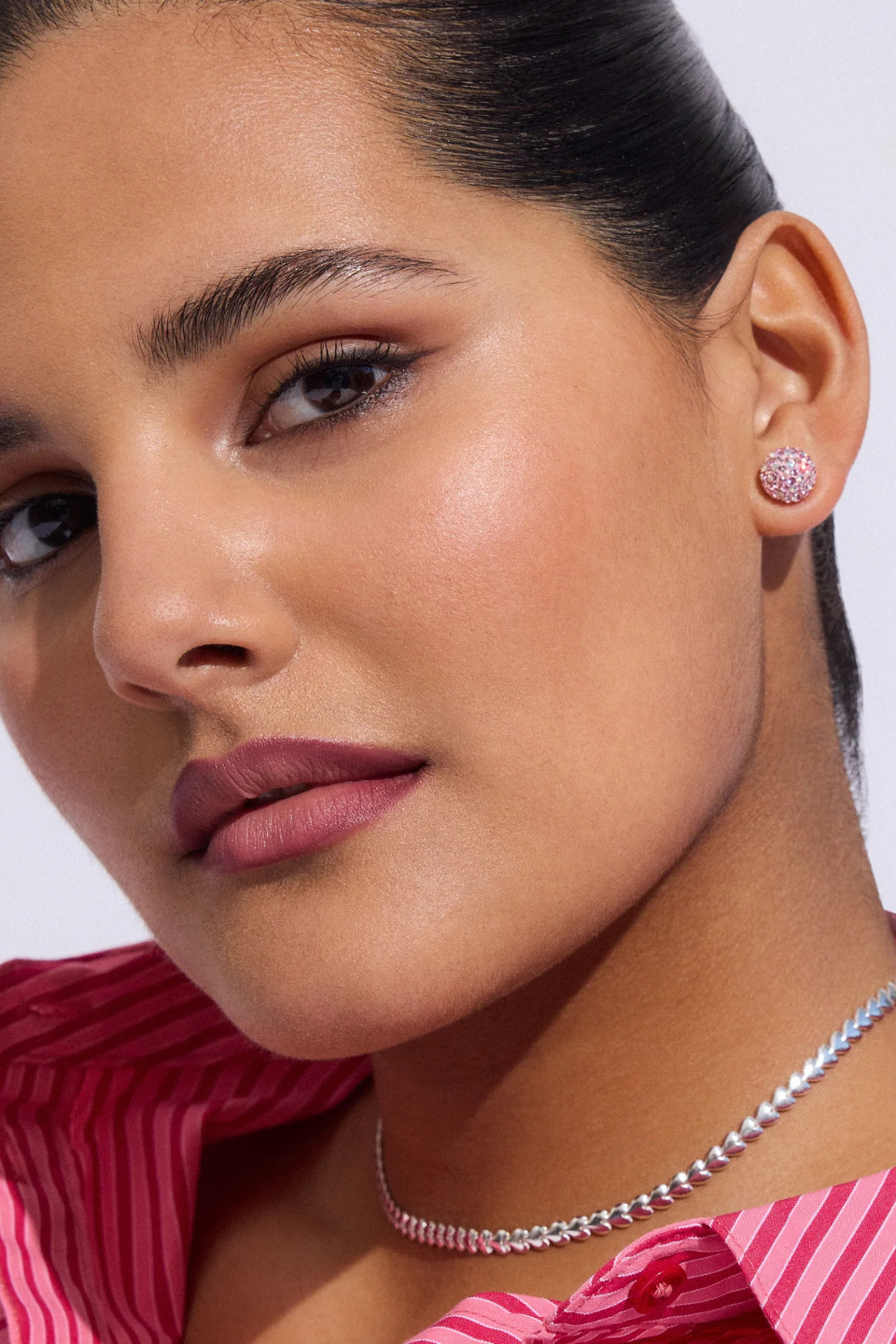 Venetian Blush Medium Sparkle Ball™ Stud Earrings