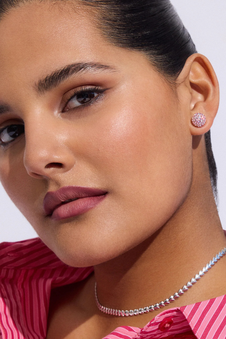 Venetian Blush Medium Sparkle Ball™ Stud Earrings