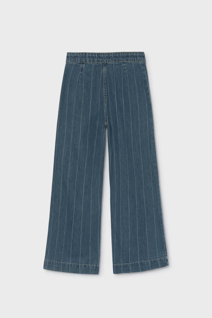 Mayoral Girl Wide Leg Striped Jeans