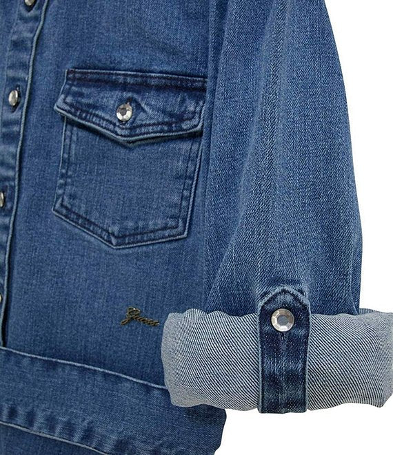 Belted Denim Shirt Dress
