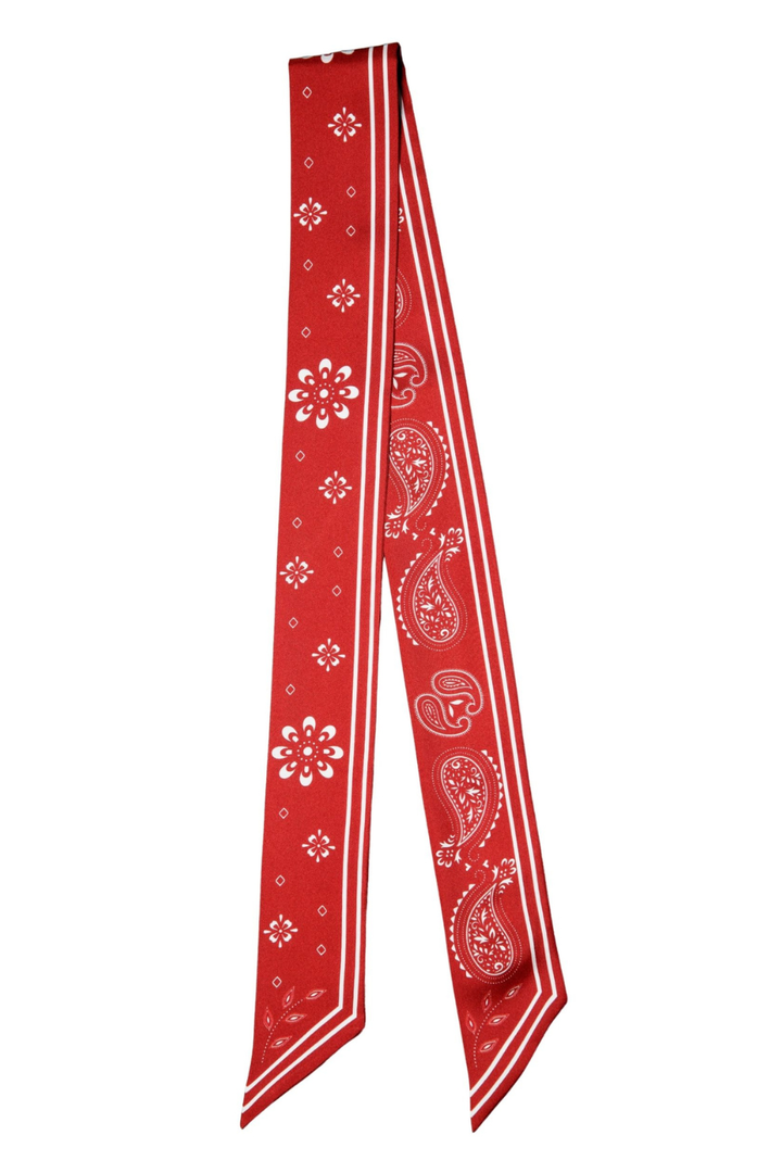 Palm Palm Demi Silk Neck Tie Scarf