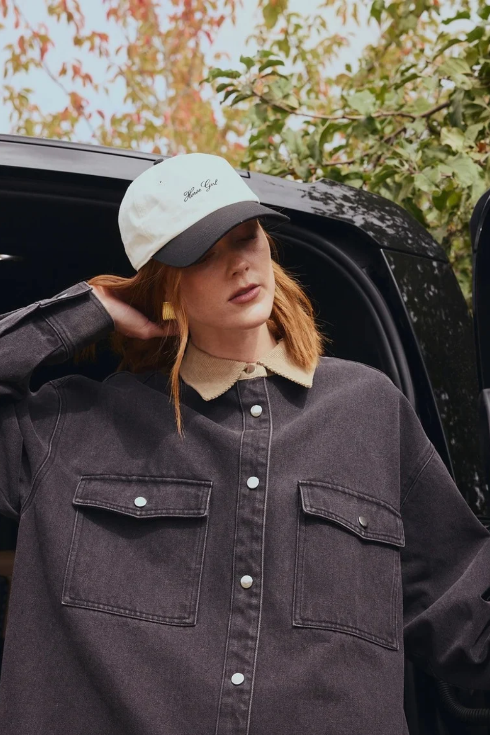 Brunette The Label Corduroy Collar Shania Jacket