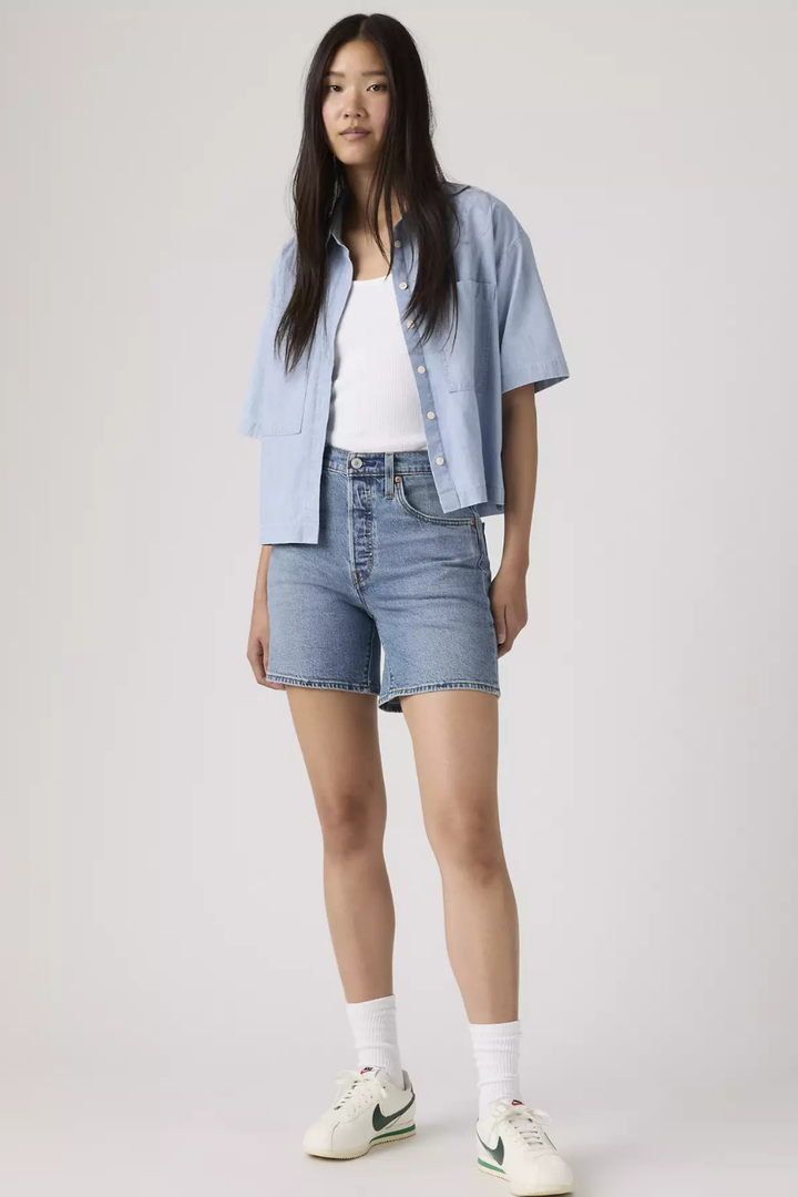 Levis 501® Original Fit Mid-thigh Lightweight Women&
