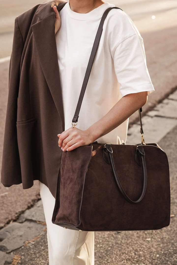 Blair Suede Tote Bag