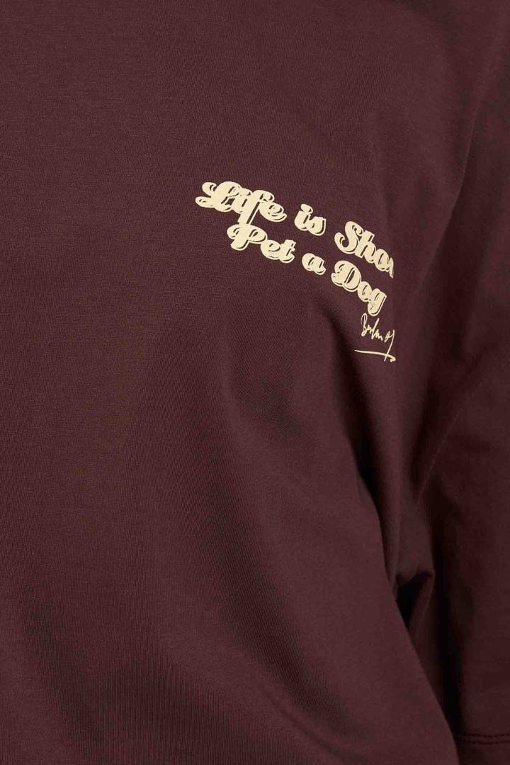 24COLOURS Ellis Dog Graphic Tee