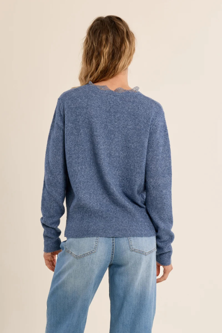 Molly Bracken Lace Scalloped Cardigan