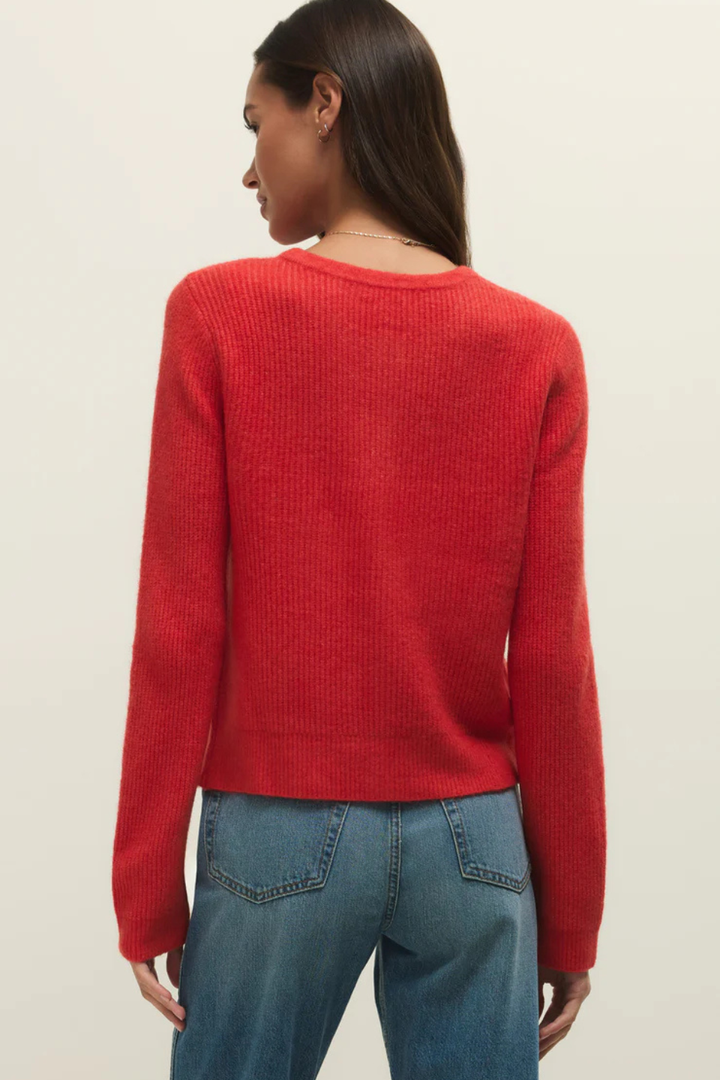 Medina Cozy Rib Cardigan - Hot Peppers Clothing