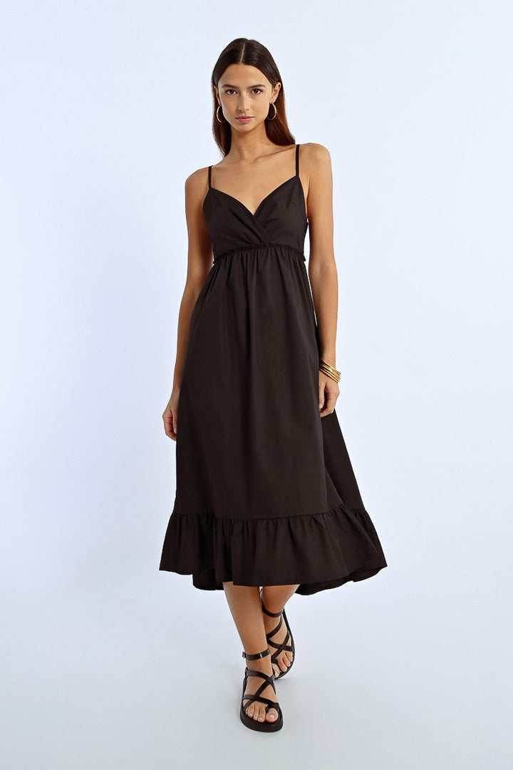 Long Dress With Ruffle