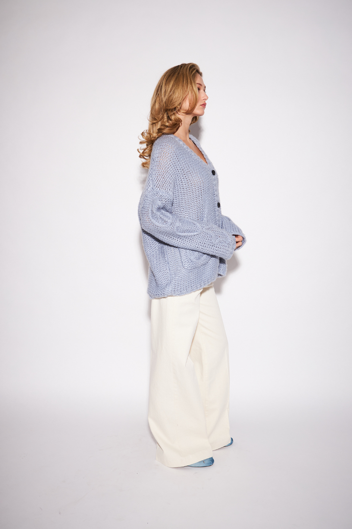 John + Jenn Glenn Textured Knit Cardigan