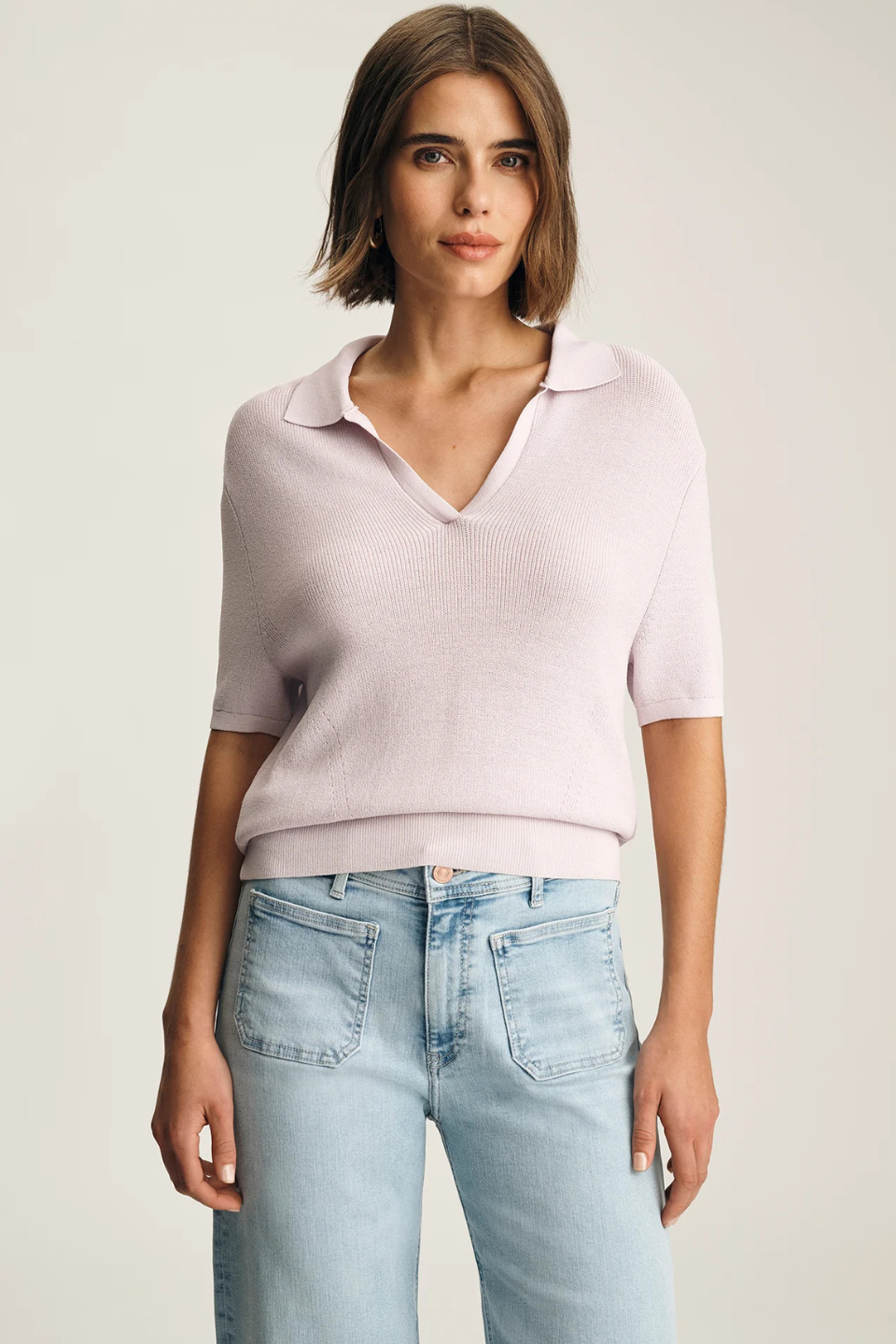 Short Sleeve Polo Sweater - Hot Peppers Clothing