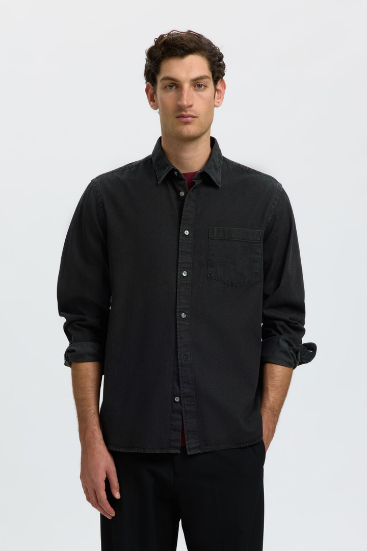 Selected Homme Regular Fit Denim Shirt