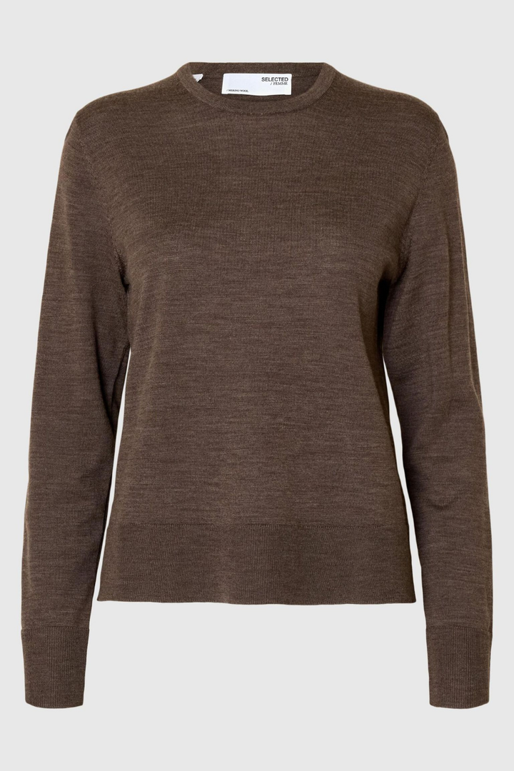 Selected Merino Wool Crewneck Pullover