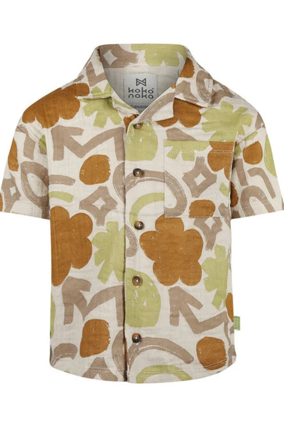 Koko Noko boys' short-sleeved shirt - Hot Peppers Clothing