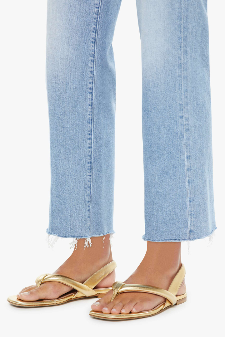 The Mid Rise Rambler Zip Ankle Fray