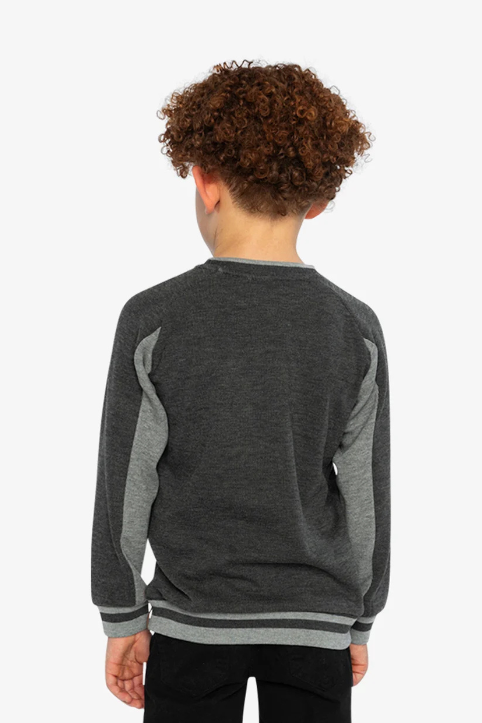 Deux Par Deux Flat Back Rib Sweatshirt