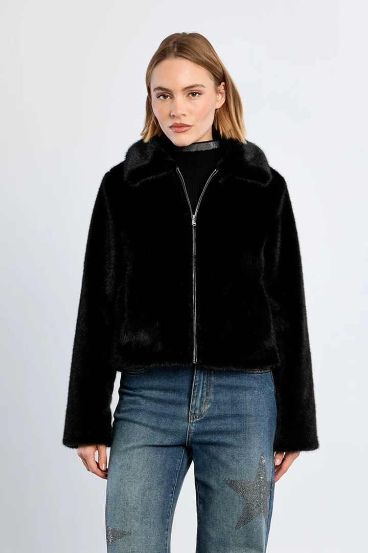 Molly Bracken Imitation fur jacket
