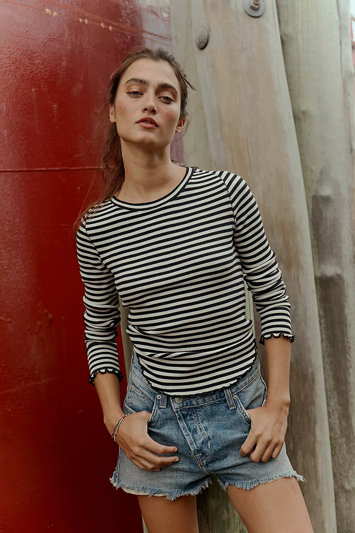 We The Free Easy Does It Striped Tee