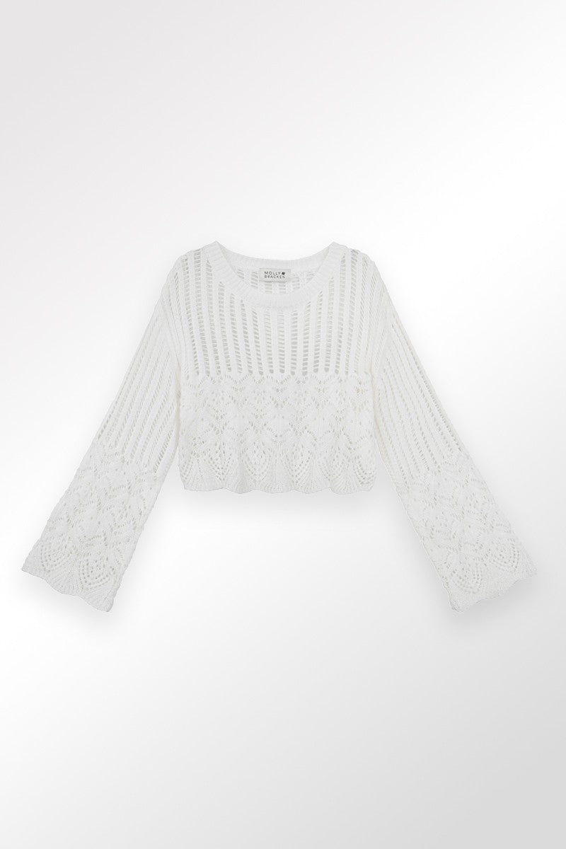 Crochet Knitted sweater