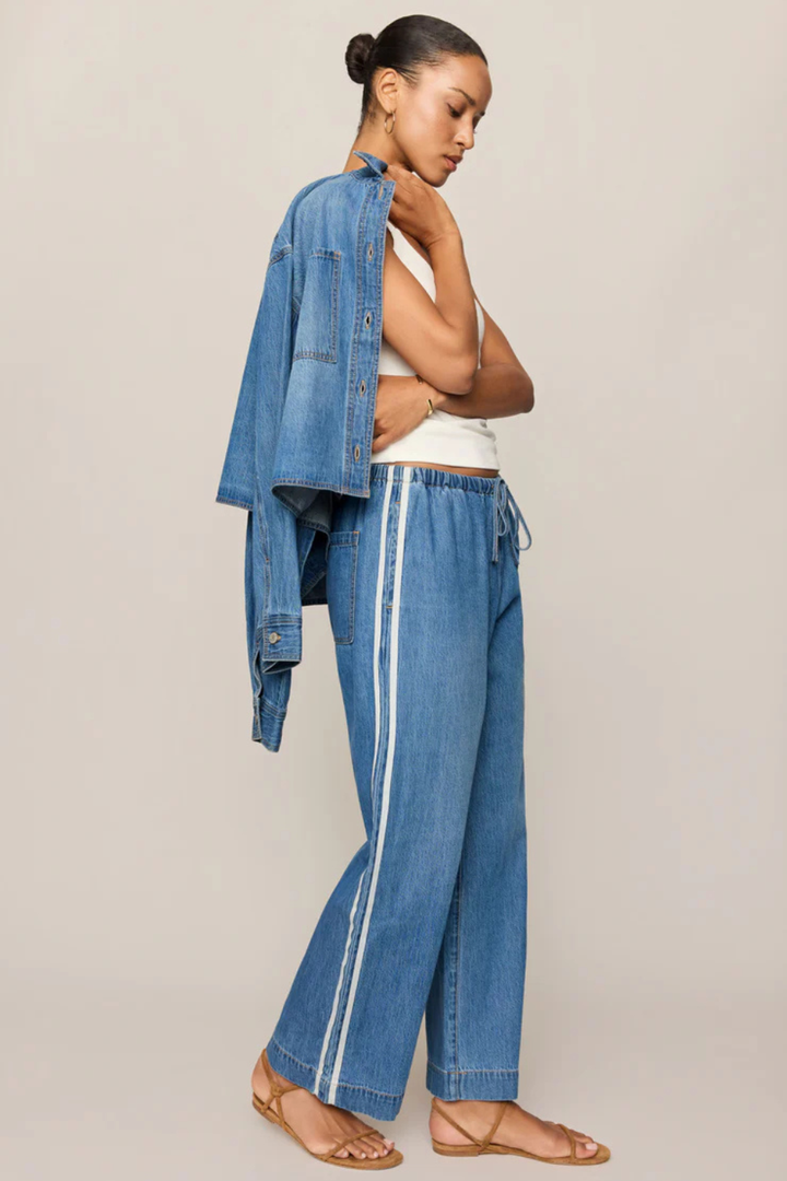 Z Supply The Sidelines Denim Track Pant