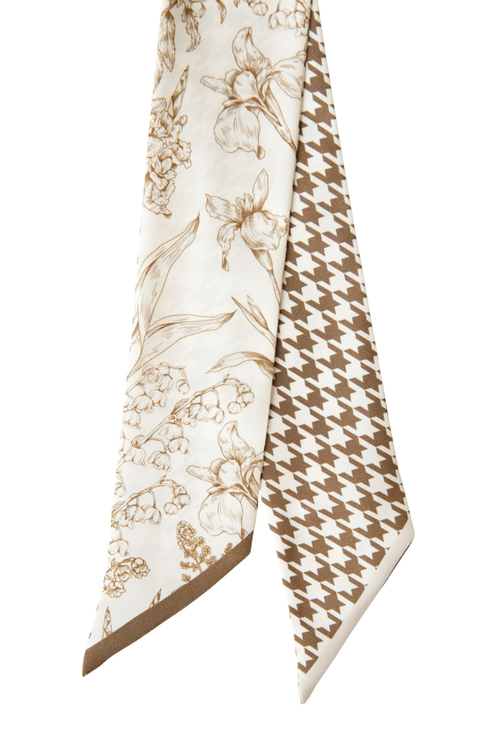 Palm Palm Brenna Silk Neck Tie Scarf Palm Palm