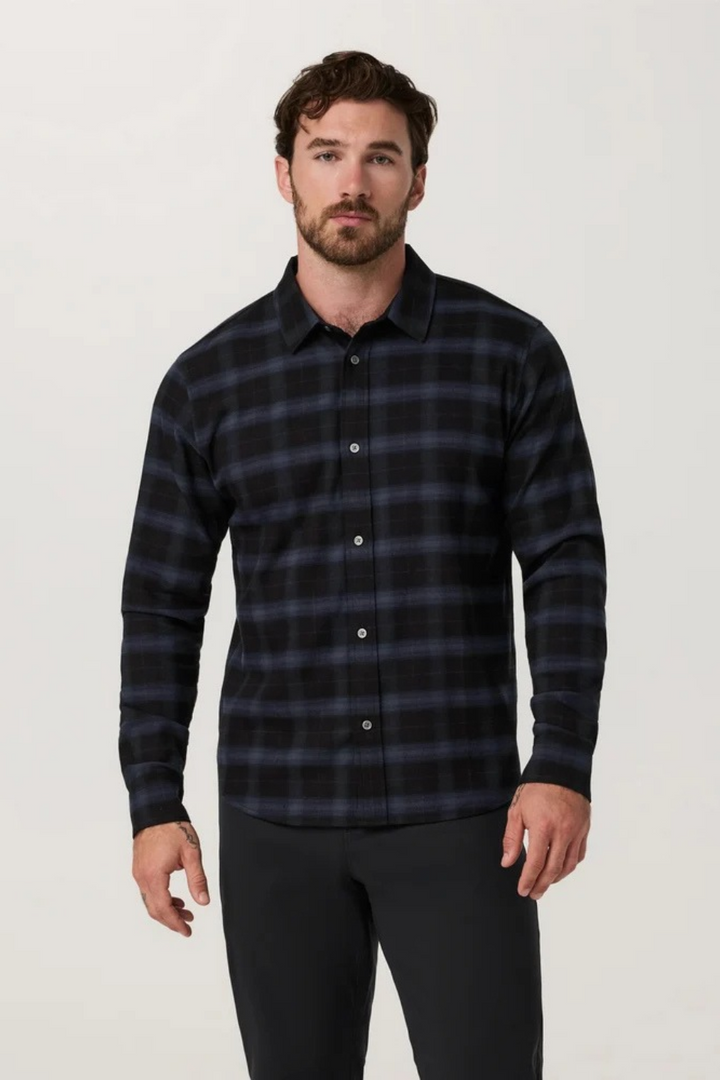 Vuori Long Sleeve Midweight Flannel Shirt