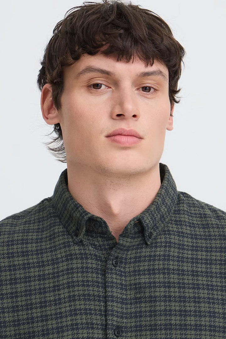 Blend Clark Checkered Button-Up Shirt