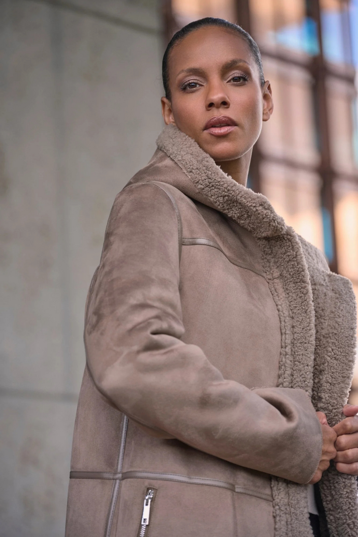 Alina reversible coat