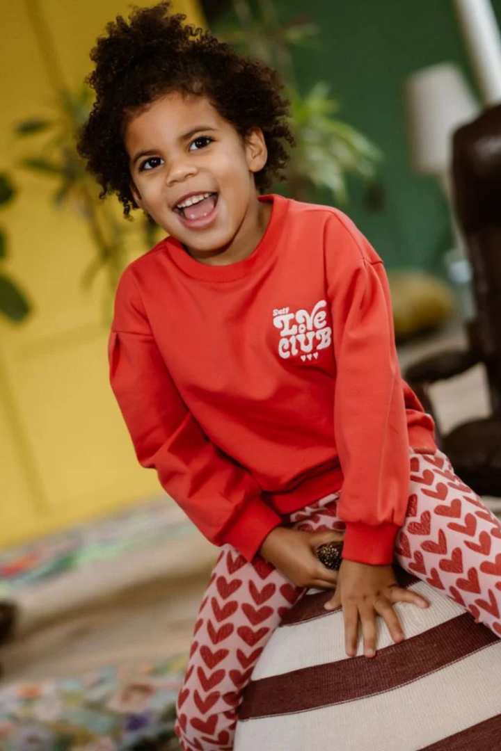 Brushed Self Love Print Sweater
