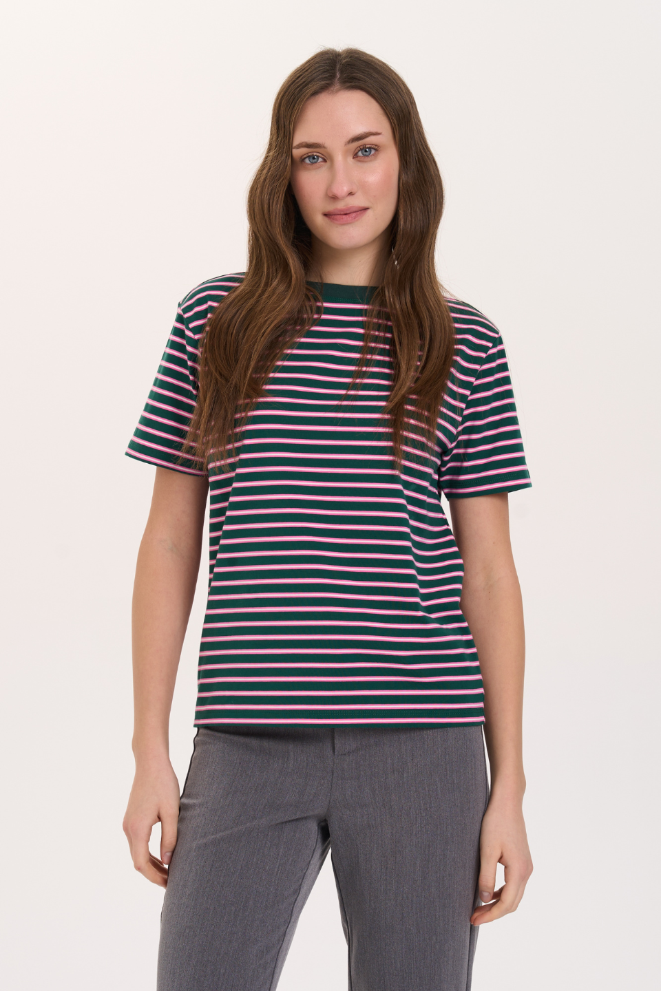 24COLOURS Larsen Multi Stripe Tee
