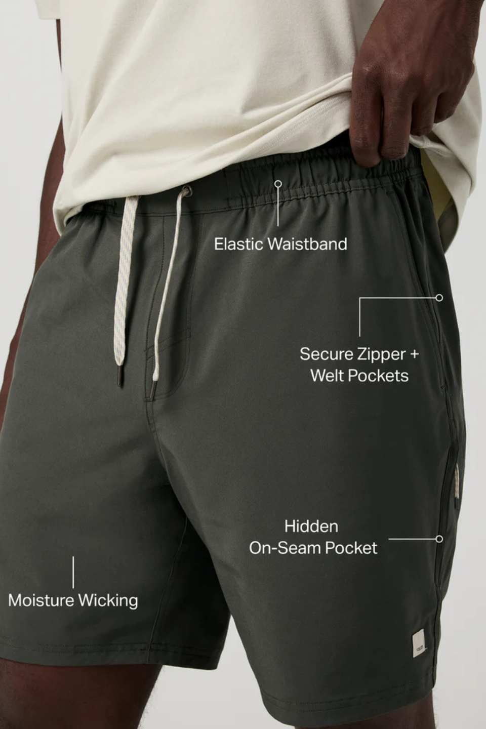 VUORI Banks Session Short Unlined 7" - Hot Peppers Clothing