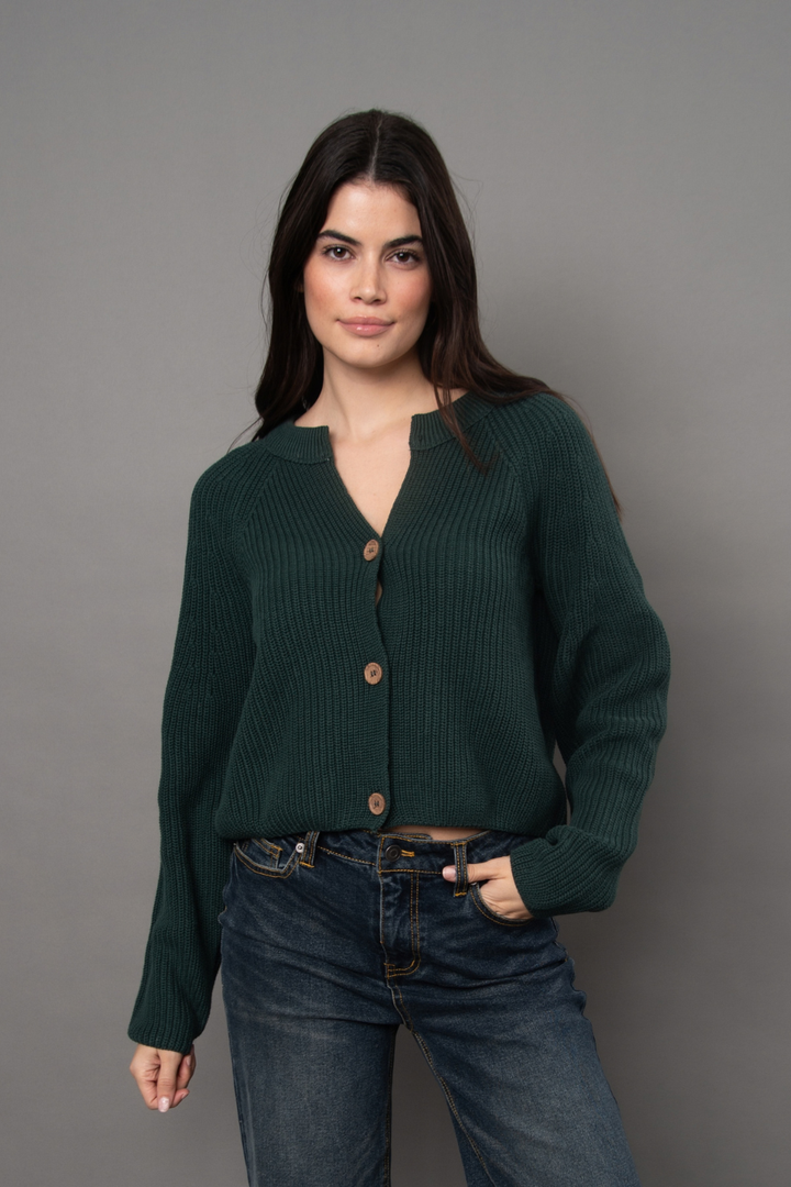 RD Style Rhaine Long Raglan Sleeve Cardigan