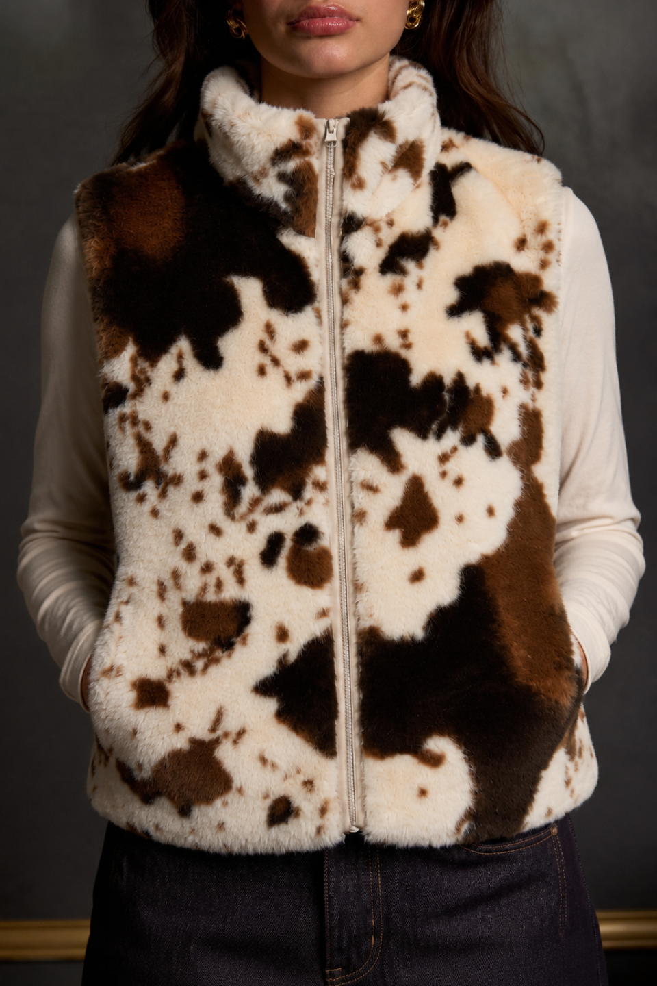 Kuwalla Women’s Murra Faux-Fur Vest