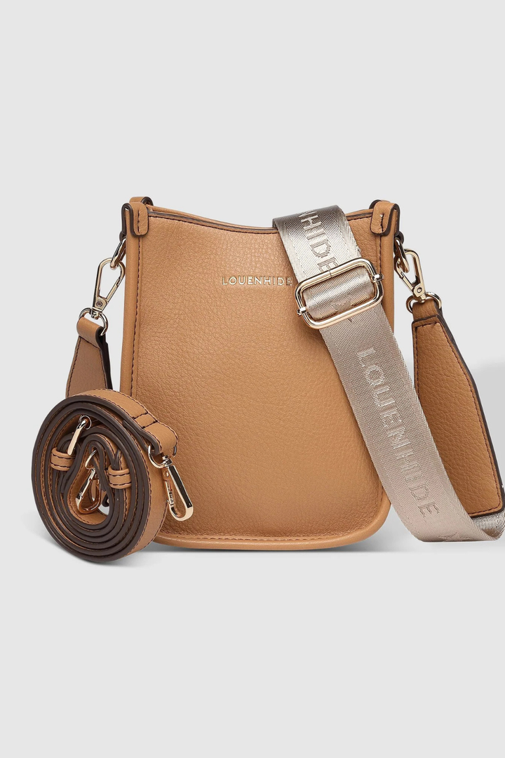 Parker Crossbody Bag in Camel