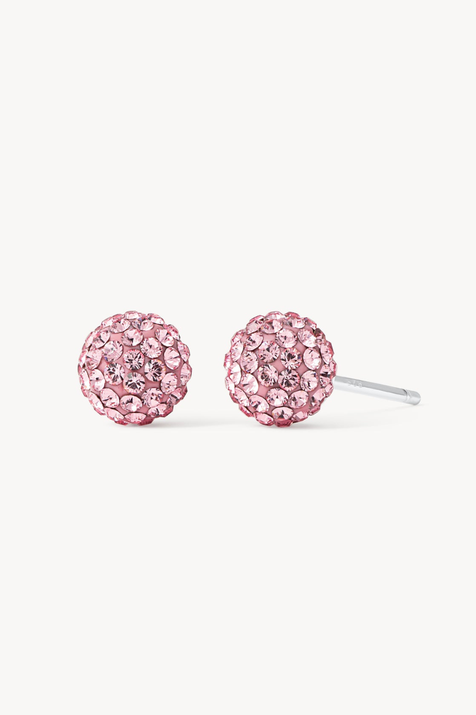 H&amp;B Pink Small Sparkle Ball™ Stud Earrings