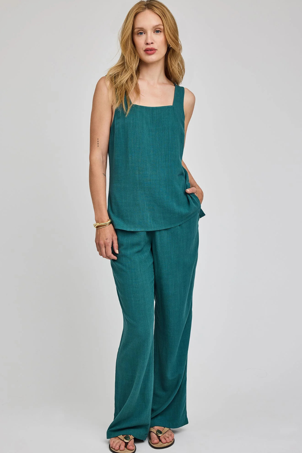 Finley Linen Pant - Hot Peppers Clothing
